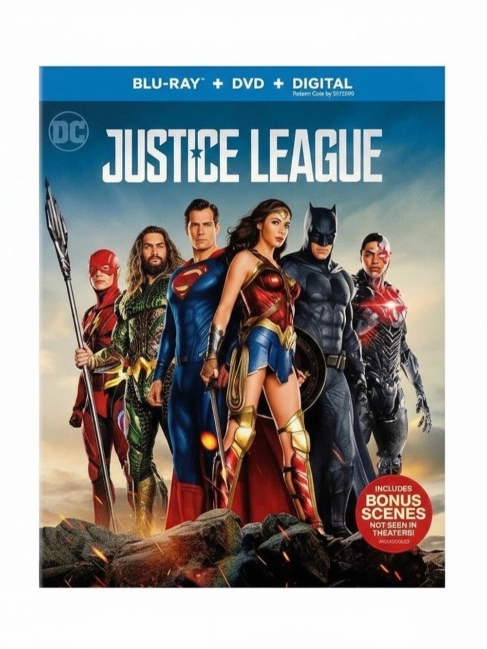 Warner Bros. Justice League Blu-ray + DVD + Digital